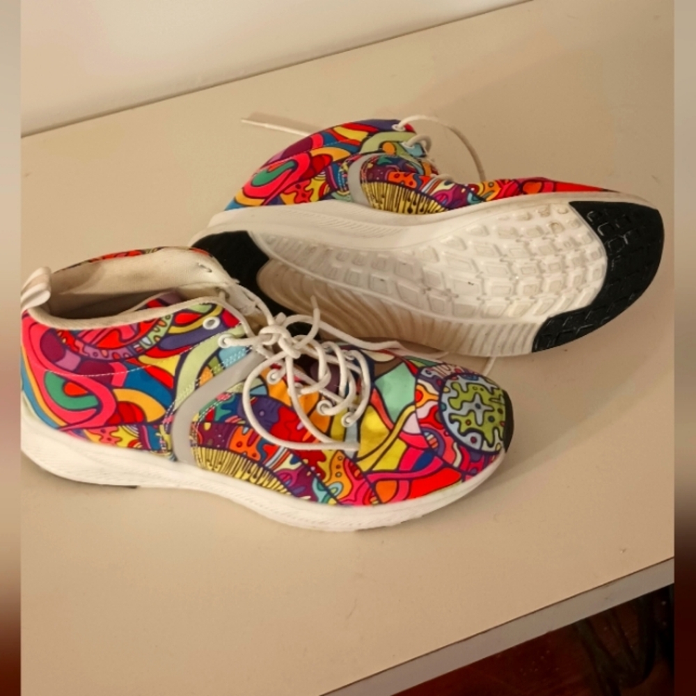 Colorful Abstract Sneakers
